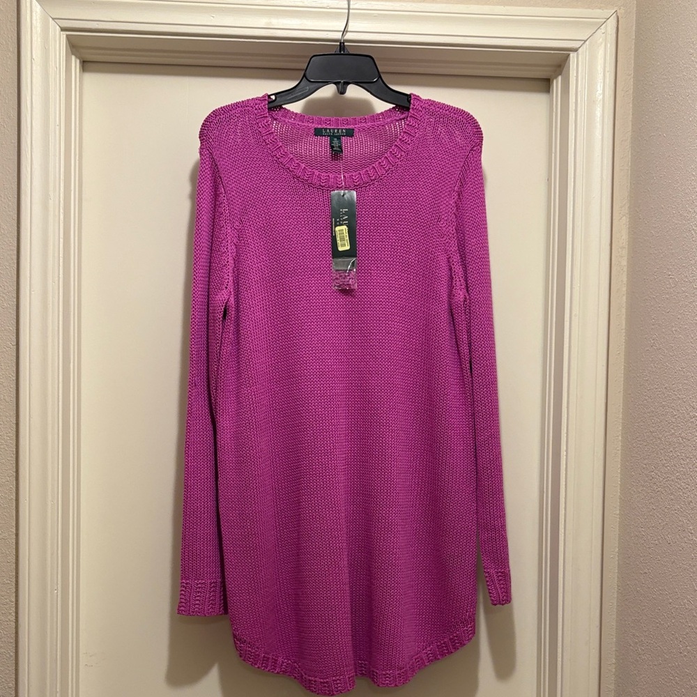 Ralph Lauren Fuchsia Long Sleeve sweater